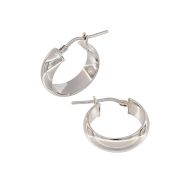 Amelia Shiny OD Hoop Earrings