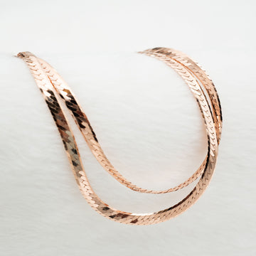 Emma Herringbone Chain Necklace