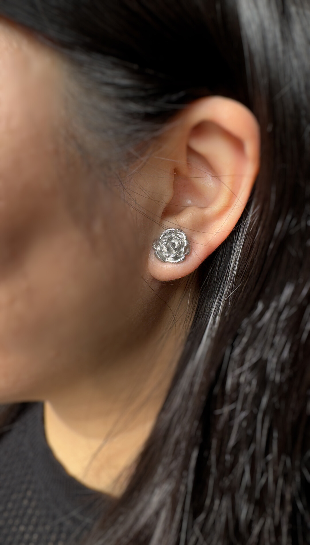 Grace Stardust Rose Earrings